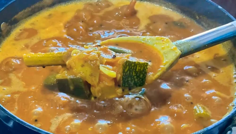 Konkani Vegetable Sambar - additional