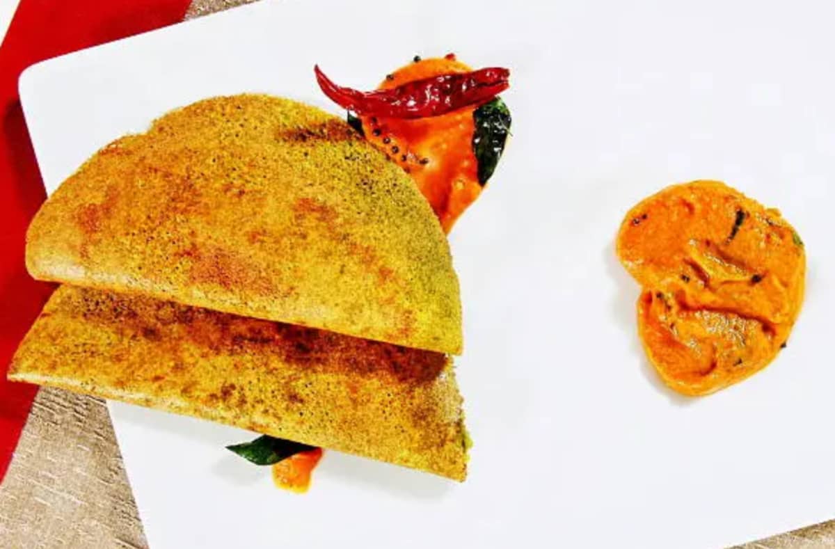 Pesarattu traditional recipe from andhra-pradesh, india