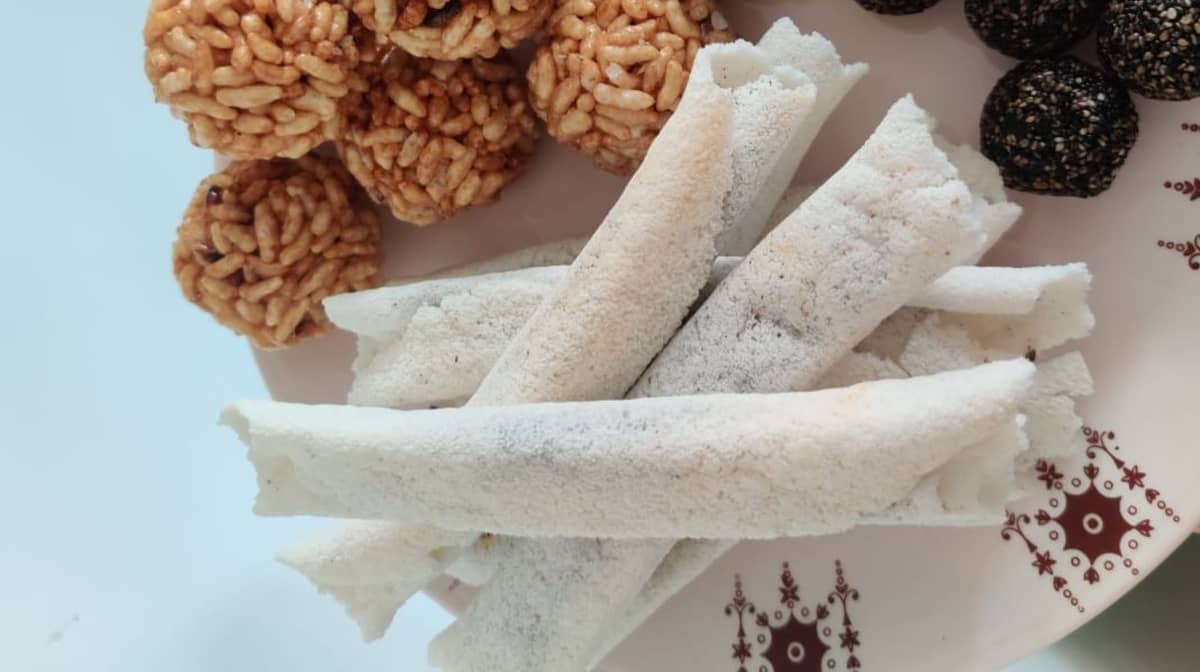 Pitha traditional recipe from assam, india