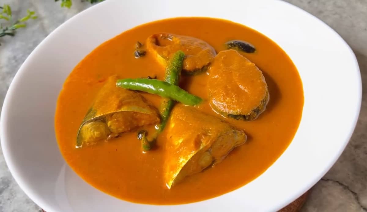 Goan Fish Curry traditional recipe from goa, india