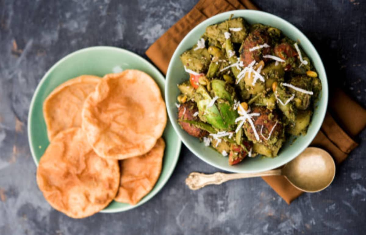 Undhiyu traditional recipe from gujarat, india