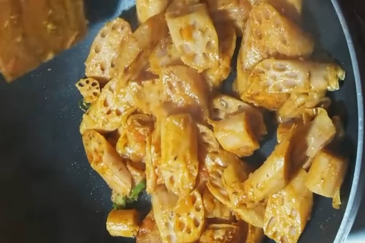 Bhey traditional recipe from himachal-pradesh, india