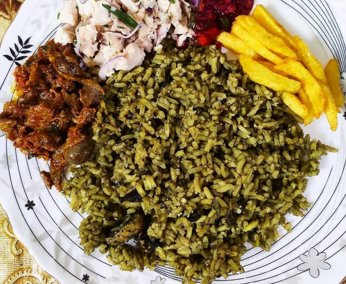 Jadoh traditional recipe from meghalaya, india