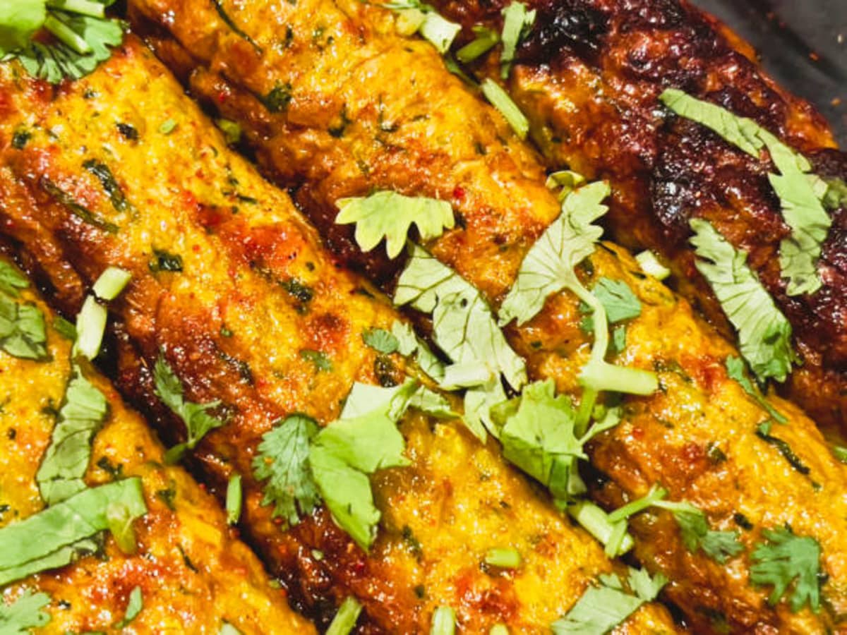 Seekh Kebabs (Bhopali) traditional recipe from madhya-pradesh, india