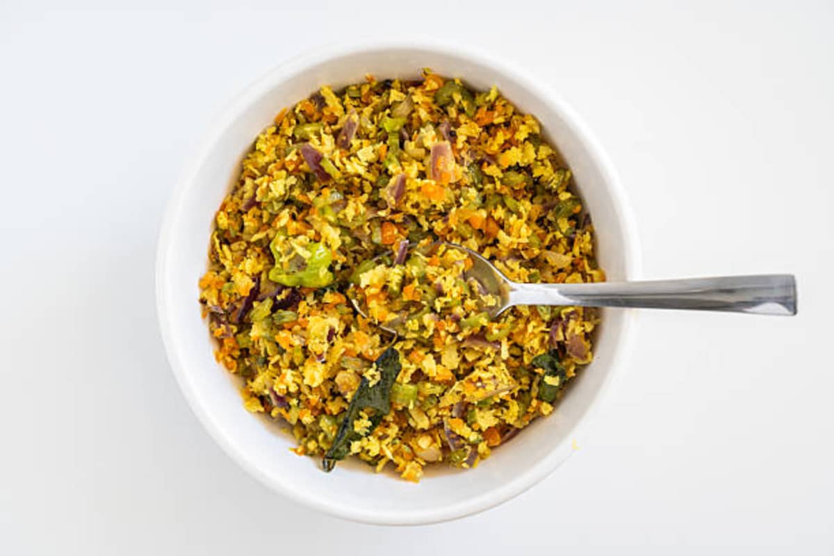 Thoran traditional recipe from kerala, india