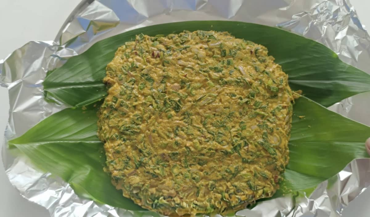 Paknam traditional recipe from manipur, india