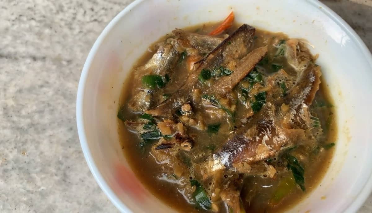 Nakham Bitchi traditional recipe from meghalaya, india