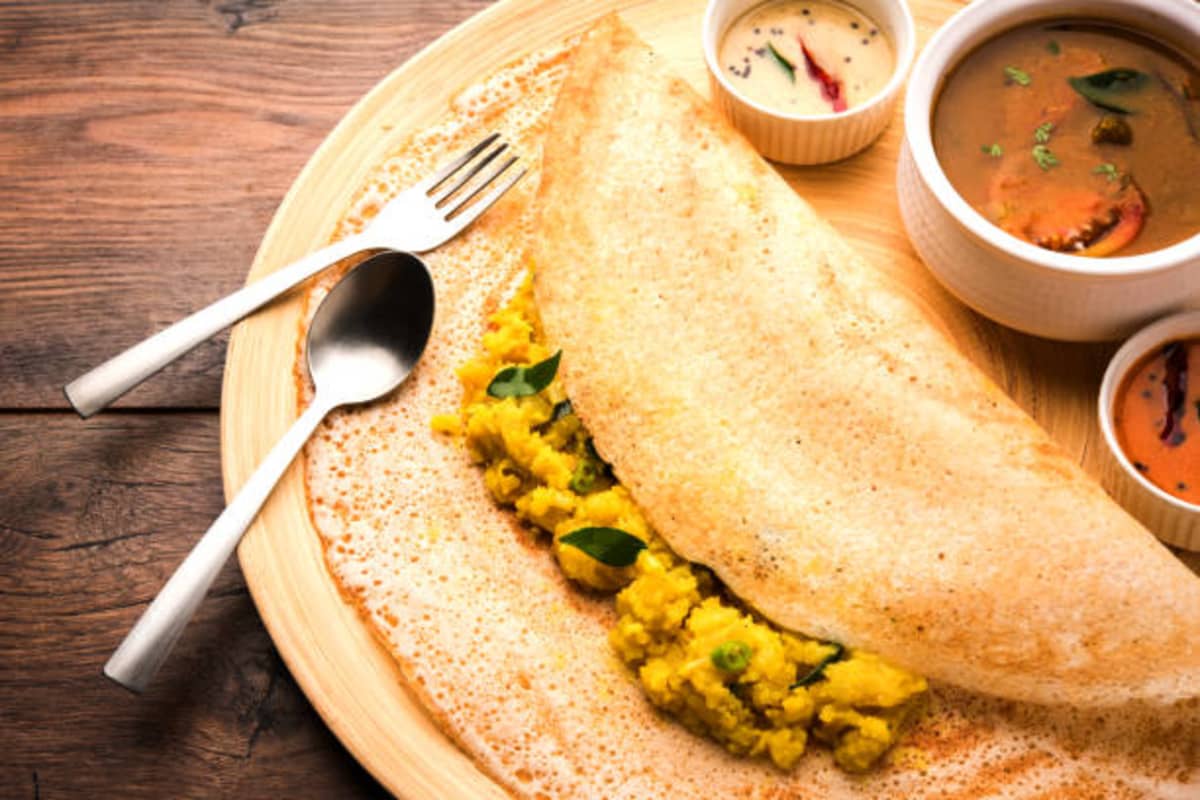Dosa traditional recipe from tamil-nadu, india