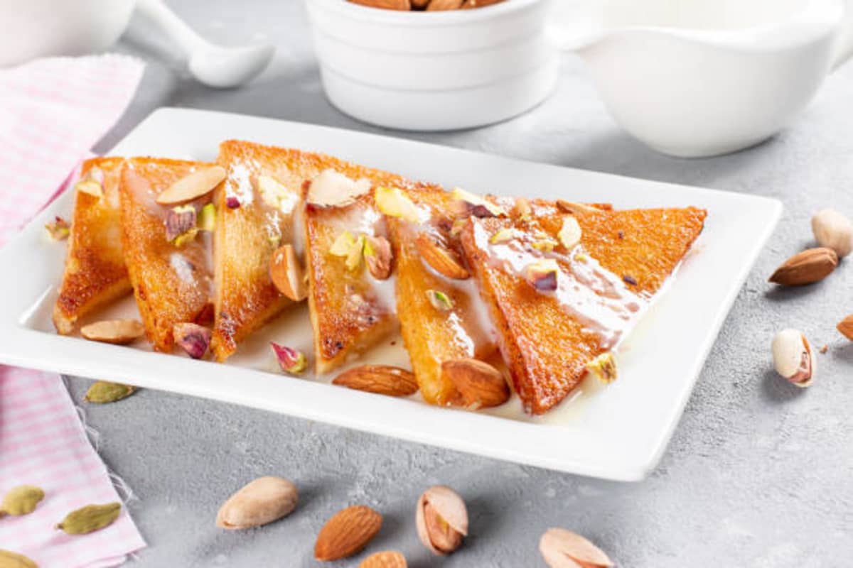 Double Ka Meetha traditional recipe from telangana, india