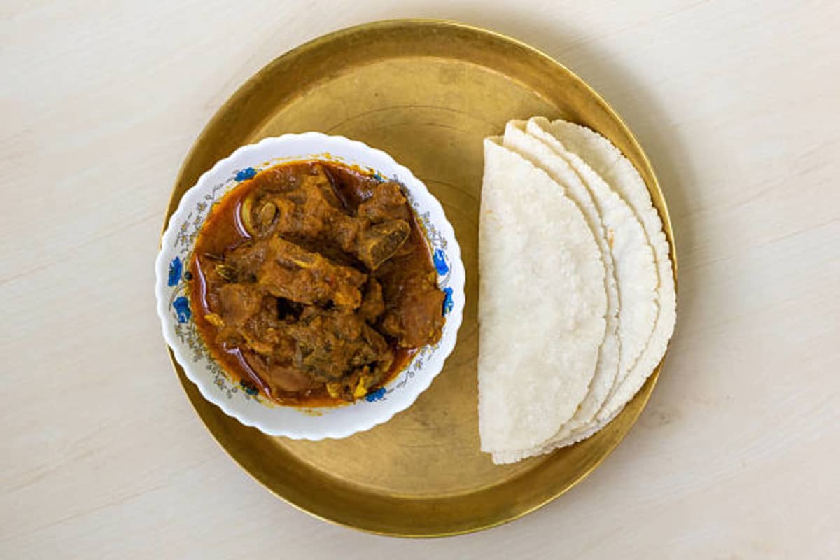 Kosha Mangsho traditional recipe from west-bengal, india