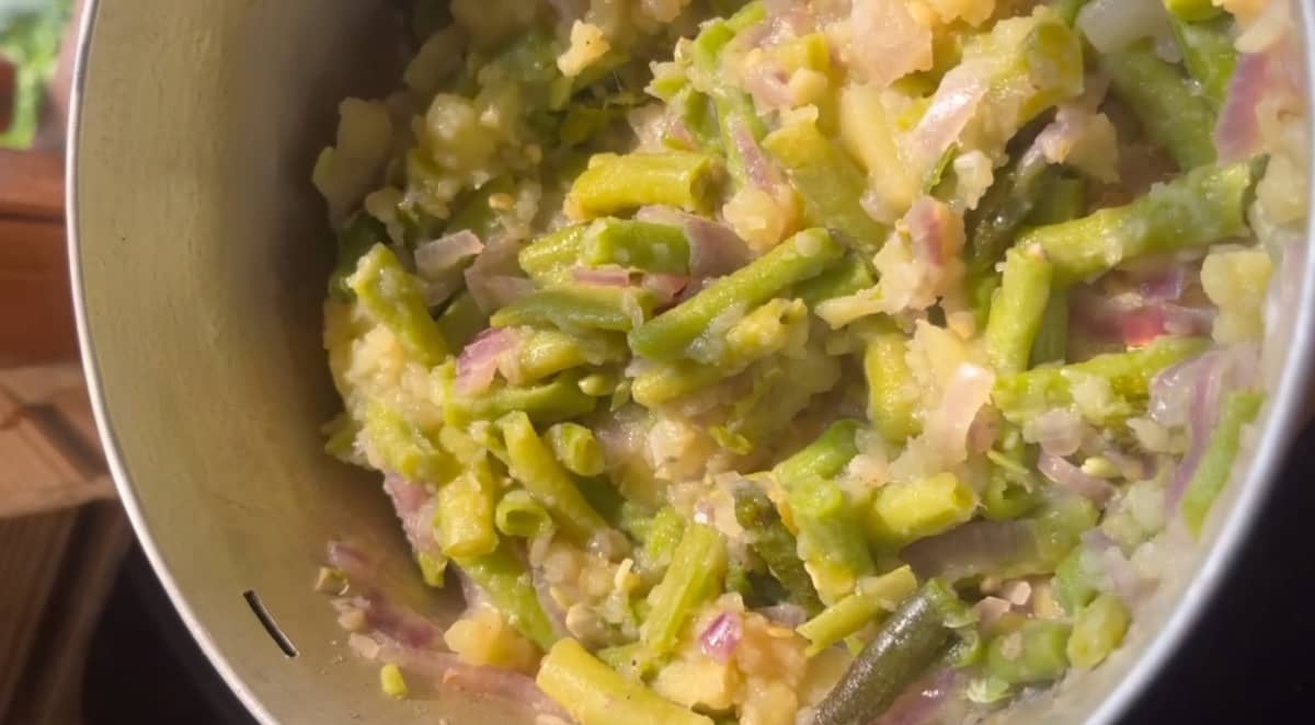 Gudok traditional recipe from tripura, india