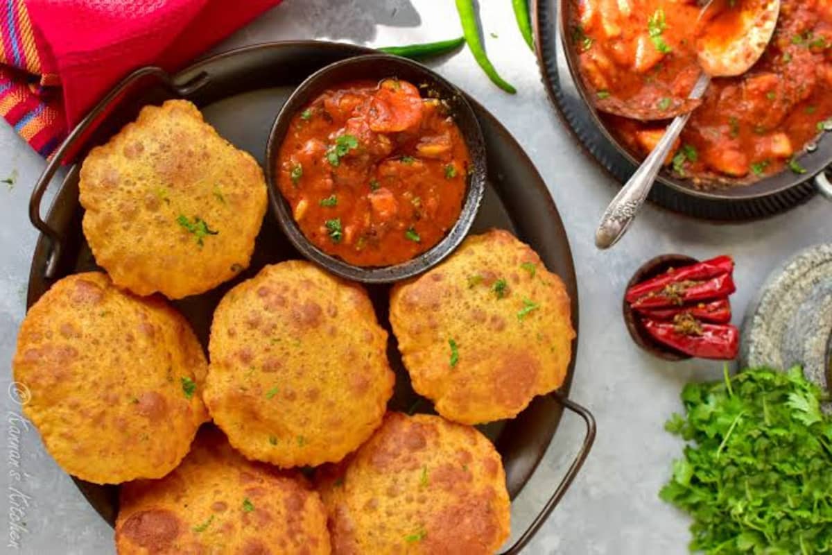 Bedmi Puri traditional recipe from uttar-pradesh, india
