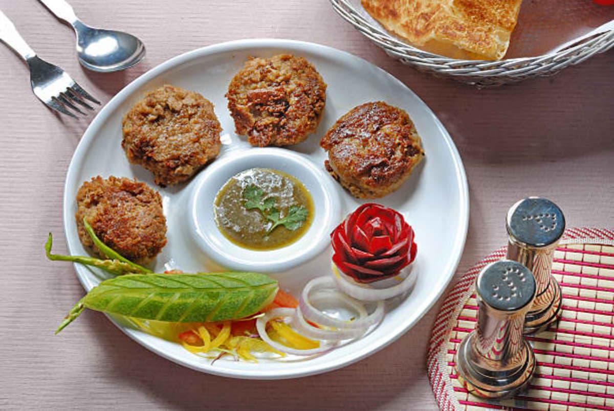 Galouti Kabab traditional recipe from uttar-pradesh, india