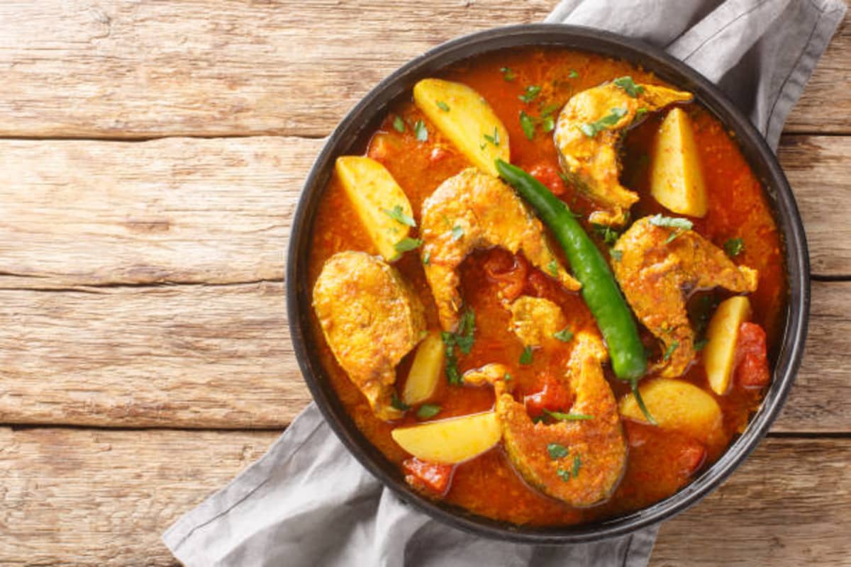 Macher Jhol traditional recipe from west-bengal, india