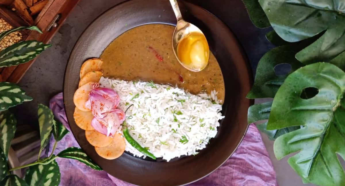 Dubuk traditional recipe from uttarakhand, india